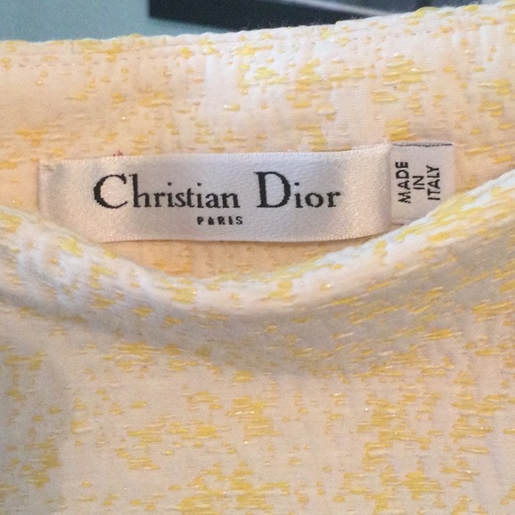 Christian Dior Yellow and White Skirt Suit - Picture 3 of 15